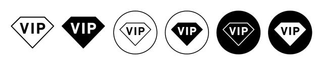 Vip Icon vector