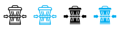 Waste Reduction Icon vector