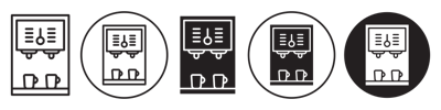 Water Purifier Outline Vector Icon vector