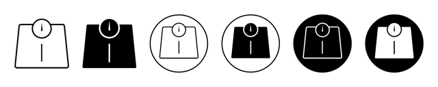 Weight Scales Icon vector