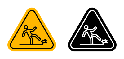 Wet Floor Sign 2 vector