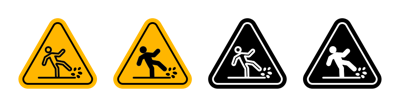 Wet Floor Sign vector