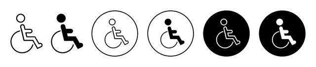 Wheelchair Symbol vector