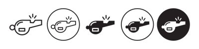 Whistle Icon vector
