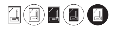 Work Book Icon vector